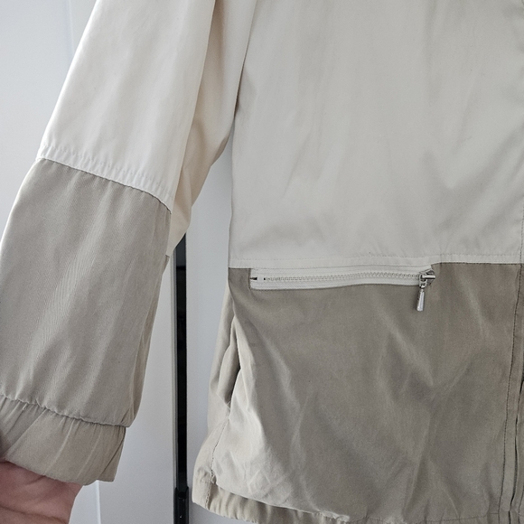 Gloria Vanderbilt Women's Cream and Tan Utility Jacket - Picture 2 of 4